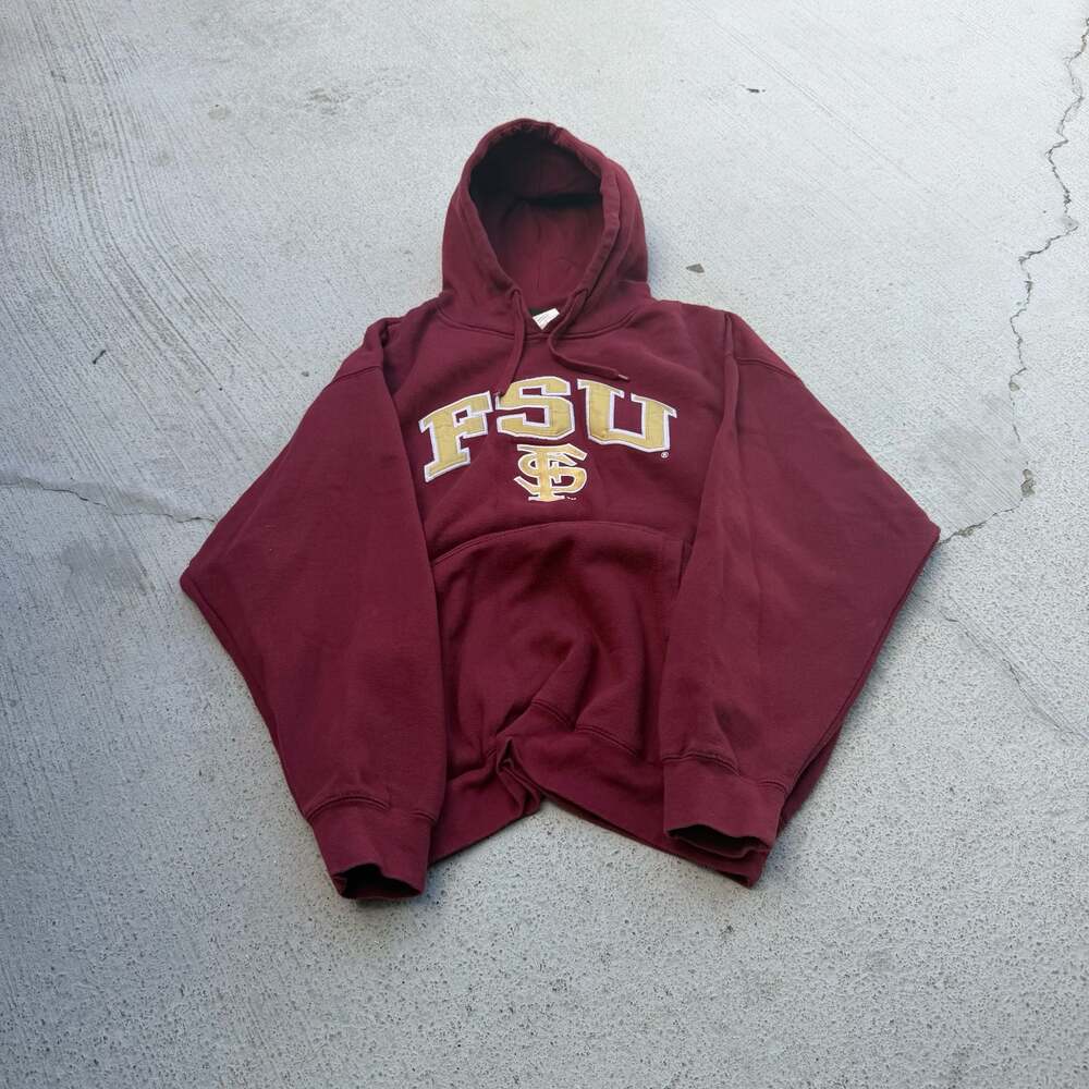 Genuine Stuff Florida State University FSU Maroon Embroidered Hoodie